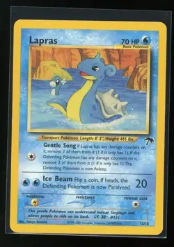 LAPRAS 12/18 - NON-HOLO - Southern Island - Vintage WOTC Pokemon CARD - HP/DMG - Image 1