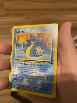 LAPRAS 12/18 - NON-HOLO - Southern Island - Vintage WOTC Pokemon CARD - HP/DMG - Image 3