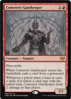Cemetery Gatekeeper M Innistrad: Crimson Vow 148 LP-NM - Image 1