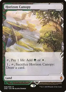 1 Horizon Canopy (26/30) Zendikar Rising Expeditions LP MTG Magic the Gathering - Image 1