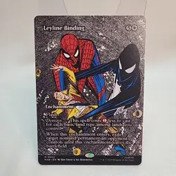 Leyline Binding Borderless Marvels Spider-Man MTG MAR NM Near Mint Fast Shipping - Image 1