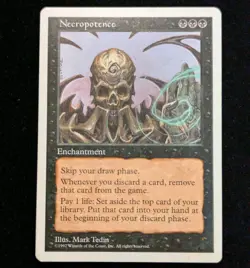 Necropotence x1 - Fifth Edition - MP MTG - English - Image 1