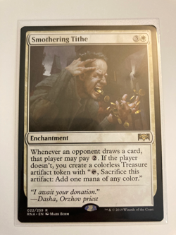 MTG - Smothering Tithe Ravnica Allegiance Rare Regular - Image 1