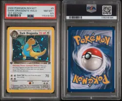 2000 POKEMON ROCKET DARK DRAGONITE HOLO 1ST EDITION PSA 8.5 low pop - Image 3