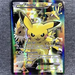 Pokemon 2016 XY Promos Pikachu EX Holo Black Star Promo #XY124 - Image 1