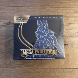 Pokemon TCG Mega Evolution Lucario Elite Trainer Box ETB - SEALED - NEW IN HAND - Image 1