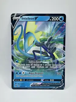 Pokemon TCG Basic INTELEON V 49/192 Rebel Clash Ultra Rare - NM - Image 1