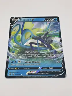 Pokemon TCG Basic INTELEON V 49/192 Rebel Clash Ultra Rare - NM - Image 2
