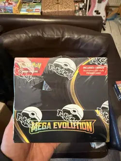 Pokemon TCG 1x Mega Evolution Enhanced Booster Box - New & Sealed In Hand - Image 2