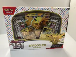 Pokemon TCG Scarlet/Violet 151 Factory Sealed Zapdos Ex Collection Box Sealed - Image 1