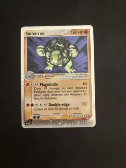 Pokemon TCG/CCG Golem EX #91/97 EX Dragon Holo Rare Card - LP - Image 1