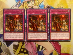 YuGiOh Trap Card Eldlixir of Scarlet Sanguine MGED-EN125 1ST Playset (X3) VLP/NM - Image 1
