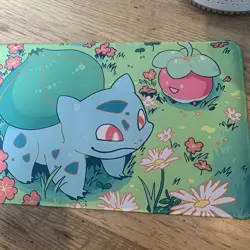 Bulbasaur Bounsweet Cutiefly Rubber Playmat Play Mat For Tcg Trading Card Game - Image 3