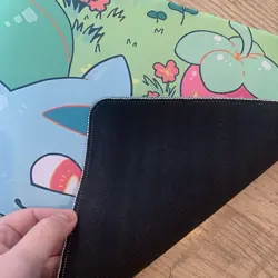 Bulbasaur Bounsweet Cutiefly Rubber Playmat Play Mat For Tcg Trading Card Game - Image 4