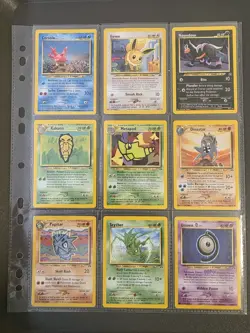 Vintage Pokemon TCG - Neo Discovery Bundle - 32 Cards - Conditions Vary See Pics - Image 1