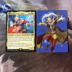 MTG / Kefka, Court Mage & Art Card / Nm & Never Played / - Image 1