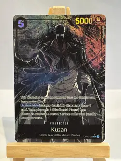 One Piece Card Game: Kuzan Custom Card Rare HQ Proxy Luffy OP10-082 SR Dark - Image 1