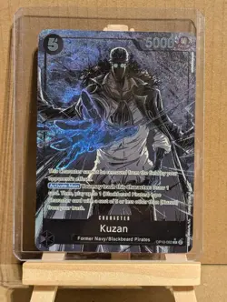 One Piece Card Game: Kuzan Custom Card Rare HQ Proxy Luffy OP10-082 SR Dark - Image 2