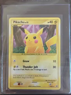 2009 Pokemon TCG Pikachu Rising Rivals 112/111 Holo Secret Rare Card - Image 1