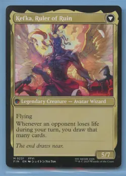 MTG: Final Fantasy: Kefka, Court Mage / Kefka, Ruler of Ruin - Image 2