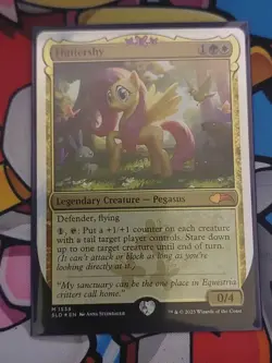 Fluttershy Secret Lair Drop Magic the Gathering (Foil, Near Mint) - Image 2