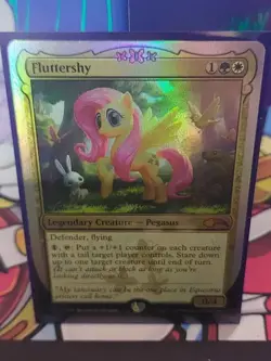 Fluttershy Secret Lair Drop Magic the Gathering (Foil, Near Mint) - Image 3