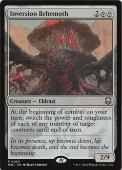 Inversion Behemoth R Commander: Modern Horizons 3 34 - MTG - Image 1