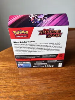 Destined Rivals EMPTY Booster Box Pokemon TCG Display Box + EMPTY Packs - Image 2