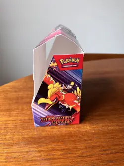 Destined Rivals EMPTY Booster Box Pokemon TCG Display Box + EMPTY Packs - Image 3