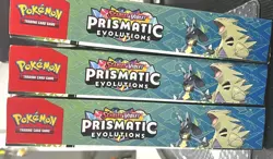 Pokemon Prismatic Evolution Lucario Ex Tyranitar Ex Premium Collection Lot Of 3 - Image 1