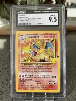 Pokemon Charizard Celebrations Classic. Base Set Holo Rare #4 - CGC Graded Mint+ - Image 1