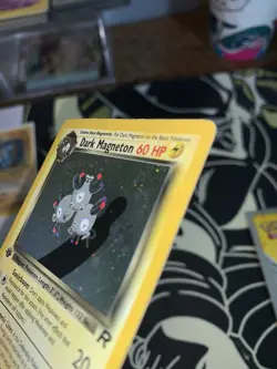 2000 Pokemon Team Rocket 1st Edition Dark Magneton Holo #11 030 - Image 4