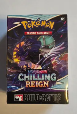 Pokemon TCG Sealed Sword and Shield Chilling Reign Build and Battle - Image 1