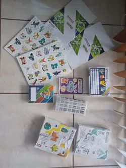 💥Lot Of Play! Pokemon 2023 Sticker Pack Sets STCG Pencils And More - Image 1