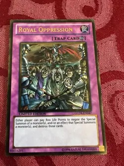 Yu-Gi-Oh! Royal Oppression GLD4-EN047 Gold Rare LIMITED EDITION!!! - Image 1