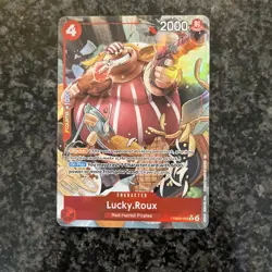 PRB02-003 Lucky Roux Alt Art English One Piece Card - Image 1