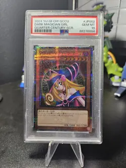 PSA 10 Dark Magician Girl QCCU-JP002 Japanese 25th QCSCR Yugioh Card - Image 1