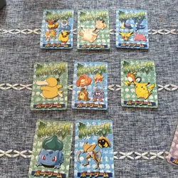 Pokemon Vintage Pocket Monsters Vending HOLO Prism Sticker (12 cards) - Image 4