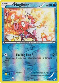 Magikarp 30/113 Reverse Holo Legendary Treasures Pokemon Card LP - Image 1