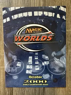 2000 Magic the Gathering MTG Worlds Championship Decks POSTER Promo RARE - Image 1