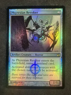 MTG Magic the Gathering 122 Phyrexian Revoker Mirrodin Besieged Foil Rare NM - Image 1