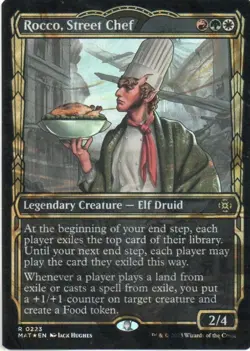 MTG: MOM: The Aftermath: Halo Foil Rocco, Street Chef: Lightly Played Condition - Image 1