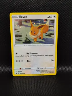 Pokemon TCG - Eevee Black Star Promo SWSH190 - Brilliant Stars - Image 1