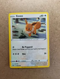 Pokemon TCG - Eevee Black Star Promo SWSH190 - Brilliant Stars - Image 2