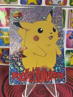 Pokemon Sticker Rare Vintage Vending Machine Holo prism Nintendo Bandai 1999 - Image 2
