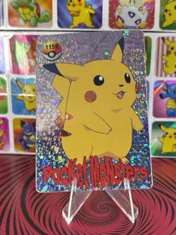 Pokemon Sticker Rare Vintage Vending Machine Holo prism Nintendo Bandai 1999 - Image 4