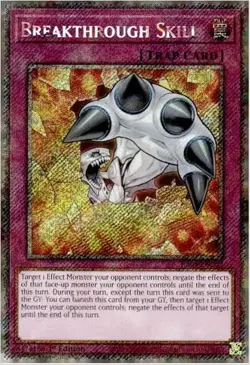 1x Breakthrough Skill (Platinum Secret NM Eng YuGiOh - Quarter Century Stampede - Image 1