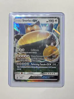 Pokemon Snorlax GX TCG Holo Card SM05 Promos - Image 1