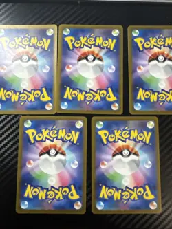 2023 Pokemon JPN SV2a 151 Master Ball 5 Cards Geodude Gollem Onix Persian Staryu - Image 2