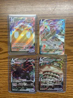 Inteleon VMAX (Alternate Art Secret) Fusion Strike Holo LOT 4 VMAX rare cards - Image 1